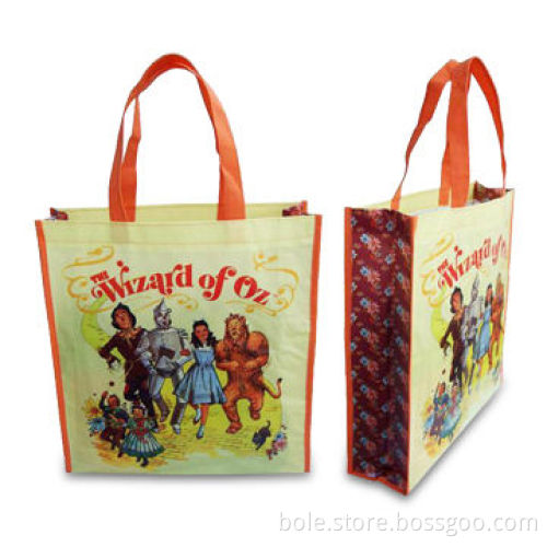 Laminated Nonwoven Shopping Bag with Offset Printed Logo, OEM Orders Welcome